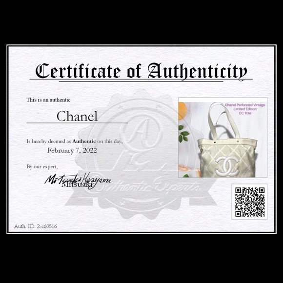 Chanel Perforated Vintage Limited Edition CC Tote - Picture 15 of 16